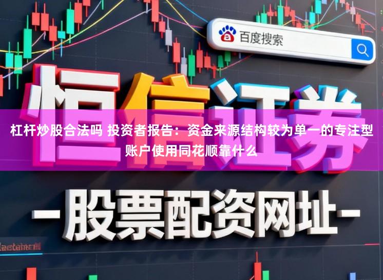 杠杆炒股合法吗 投资者报告：资金来源结构较为单一的专注型账户使用同花顺靠什么